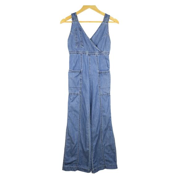 Anthropologie Denim - Anthropologie Holding Horses Wide Loose Leg Denim Jumper Overalls Size 26